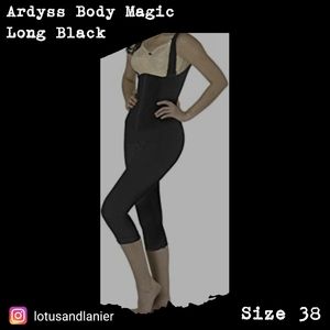 Ardyss Body Magic Long Black Sz 38 NWOT /NWT